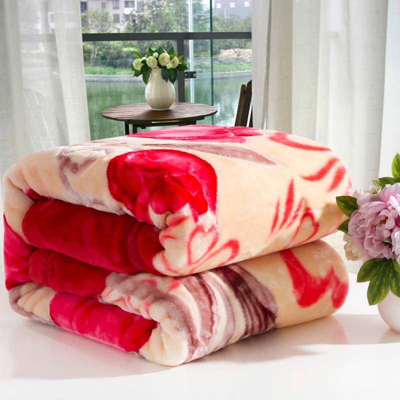 Custom double-layer printed blanket